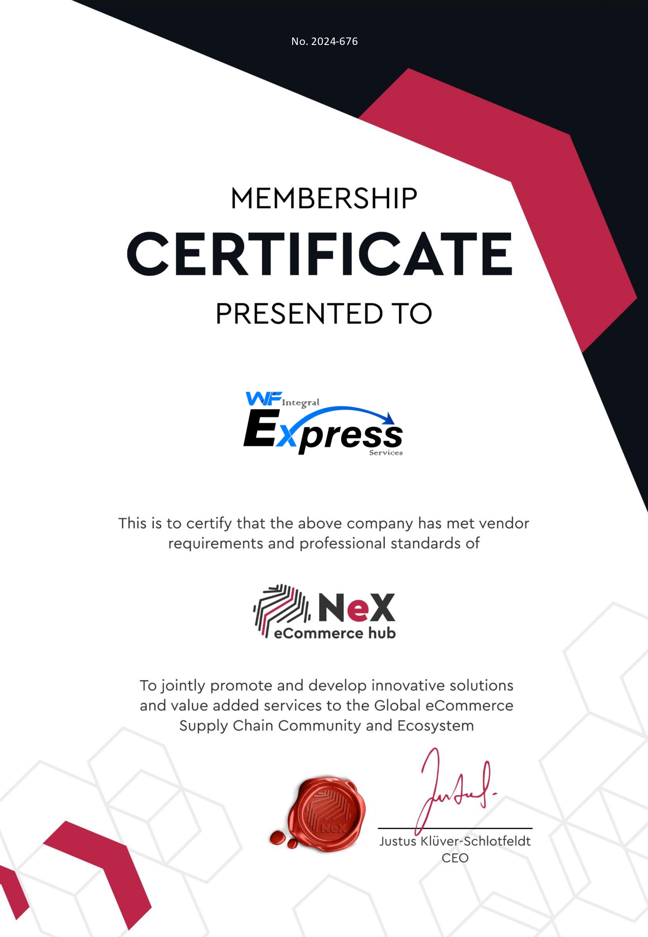 NeX-Certificate-WFI-EX